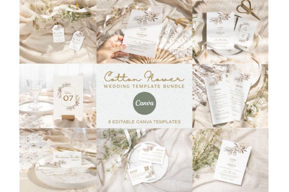 Wedding Invitation Canva Template Set — the creator’s product preview